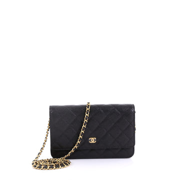 Chanel Wallet on Chain Quilted Caviar Black 4101074