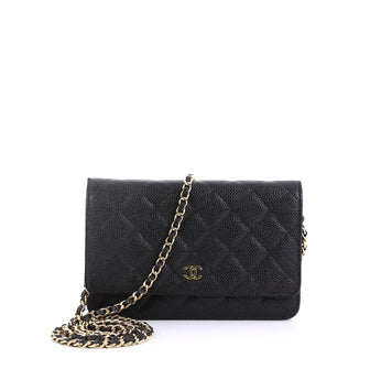 Chanel Wallet on Chain Quilted Caviar Black 4101075