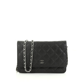 Chanel Wallet on Chain Quilted Caviar Black 4101076