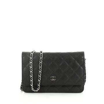 Chanel Wallet on Chain Quilted Caviar Black 4101076