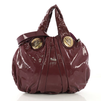 Gucci Hysteria Convertible Top Handle Bag Patent Small 410181