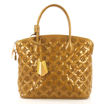 Louis Vuitton Fascination Lockit Handbag Patent Lambskin 4103019
