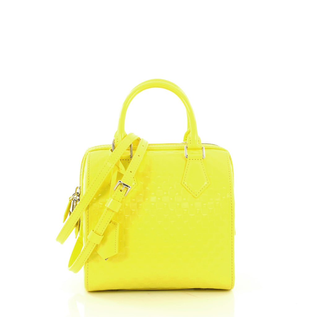 Louis Vuitton Yellow Speedy Cube PM