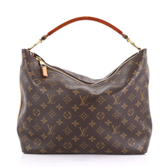 Louis Vuitton Sully Handbag Monogram Canvas PM Brown 4103027