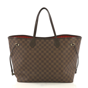 Louis Vuitton Neverfull Tote Damier GM Brown 410332