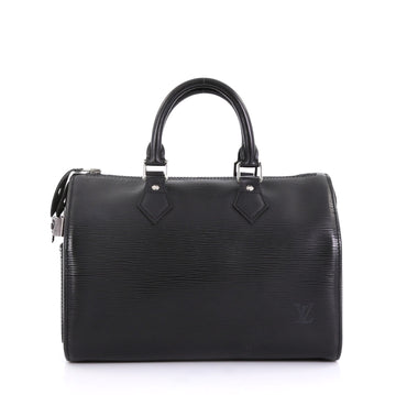 Louis Vuitton Speedy Handbag Epi Leather 25 Black 410333