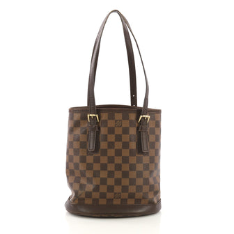 Louis Vuitton Marais Bucket Bag Damier Brown 410361