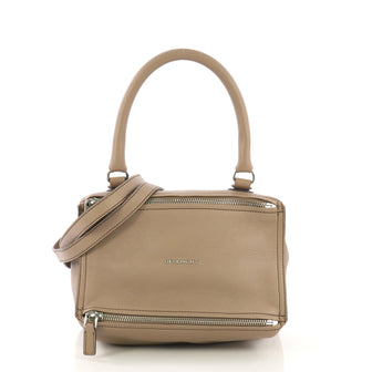 Givenchy Pandora Bag Leather Small Neutral 410427
