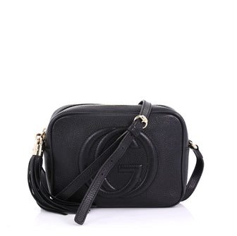 Gucci Soho Disco Crossbody Bag Leather Small Black 410454