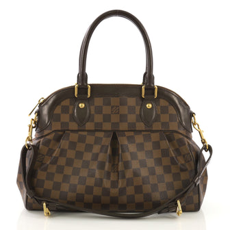 Louis Vuitton Trevi Handbag Damier PM Brown 410721