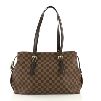 Louis Vuitton Chelsea Handbag Damier Brown 410781