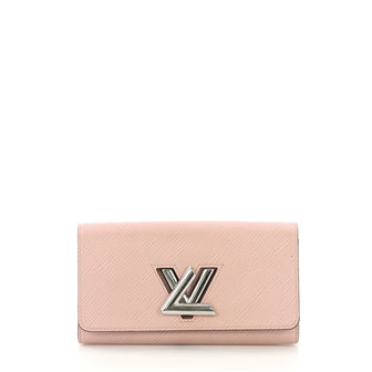Louis Vuitton Twist Wallet Epi Leather Pink 411067