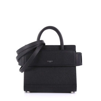 Givenchy Horizon Satchel Leather Mini Black 411127