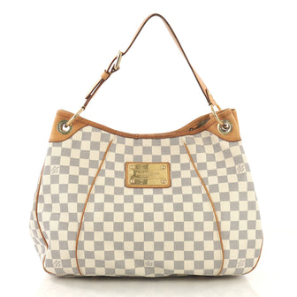 Louis Vuitton Galliera Handbag Damier PM White 411322