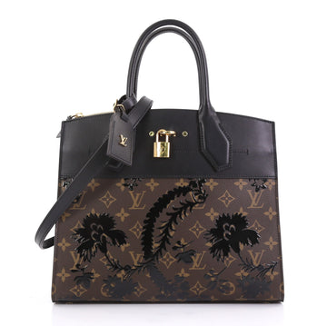 Louis Vuitton City Steamer Handbag Limited Edition Blossom 411563