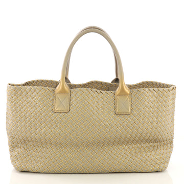 Bottega Veneta Cabat Tote Metallic Intrecciato Nappa Medium 4115645