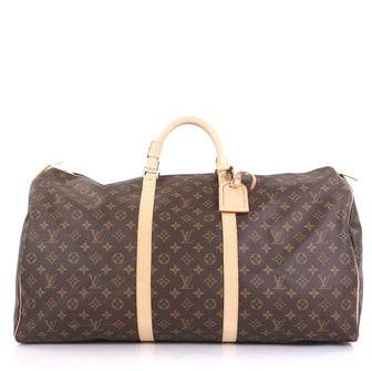 Louis Vuitton Keepall Bag Monogram Canvas 60 Brown 411573