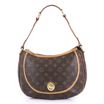 Louis Vuitton Tulum Handbag Monogram Canvas PM Brown 411862