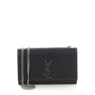 Saint Laurent Classic Monogram Crossbody Bag Grainy Leather 411892