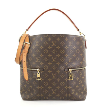 Louis Vuitton Melie Handbag Monogram Canvas Brown 412031