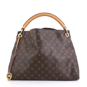 Louis Vuitton Artsy Handbag Monogram Canvas MM Brown 412181