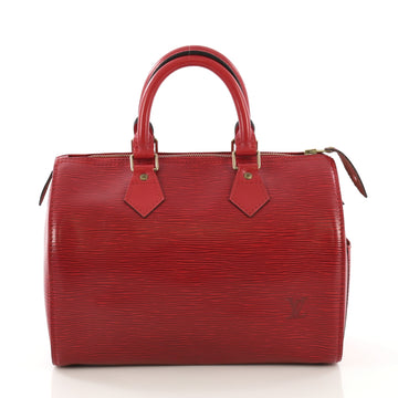 Louis Vuitton Speedy Handbag Epi Leather 25 Red 4125214