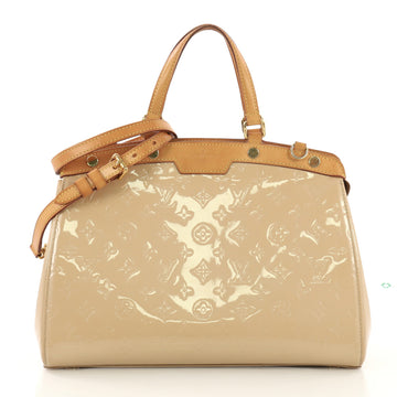 Louis Vuitton Brea Handbag Monogram Vernis MM Neutral 412533
