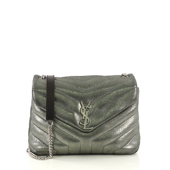 Saint Laurent LouLou Shoulder Bag Matelasse Chevron Leather 4125431