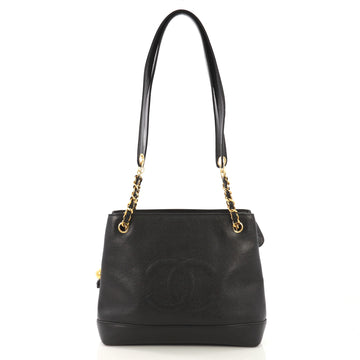 Chanel Vintage Timeless Chain Shoulder Bag Caviar Medium 4125437
