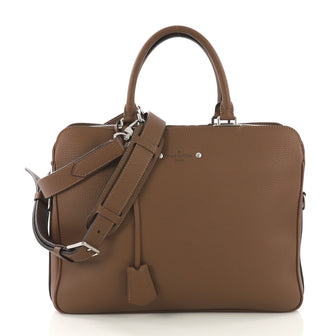 Louis Vuitton Armand Briefcase Taurillon Leather Brown 412543