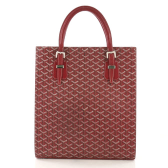 Goyard Comores Tote Coated Canvas GM Red 4125446