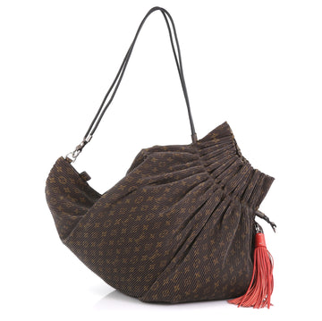 Louis Vuitton Explorer Shoulder Bag Pleated Monogram Canvas 4125447