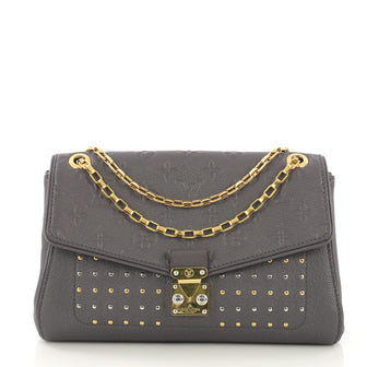 Louis Vuitton Saint Germain Handbag Studded Monogram 412544