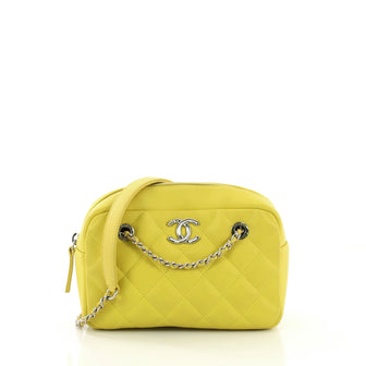 Chanel Coco Rain Camera Bag Quilted Rubberized Lambskin 412546