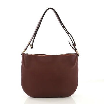 Celine Saddle Bag Calfskin Medium Red 412623