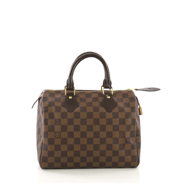 Louis Vuitton Speedy Handbag Damier 25 Brown 412631