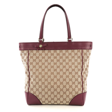 Gucci Mayfair Tote GG Canvas Tall Neutral 412761