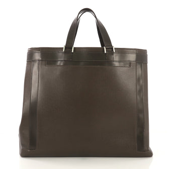 Louis Vuitton Kasbek Tote Taiga Leather GM Brown 41277102