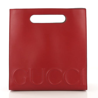 Gucci XL Tote Leather Small Red 4127728
