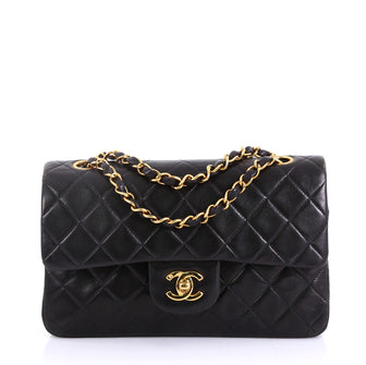 Chanel Vintage Classic Double Flap Bag Quilted Lambskin 4127743