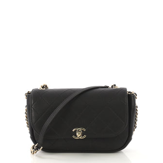 Chanel Casual Trip Flap Bag Quilted Lambskin Small Black 4127763