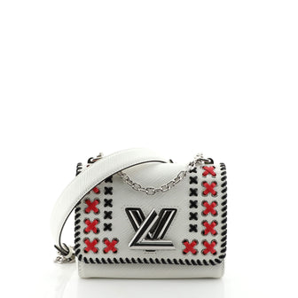 Louis Vuitton Twist Handbag Whipstitch Epi Leather PM