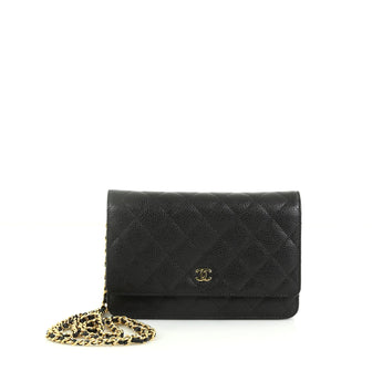 Chanel Wallet on Chain Quilted Caviar Black 4127786