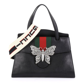 Gucci Totem Top Handle Bag Leather Medium - Rebag