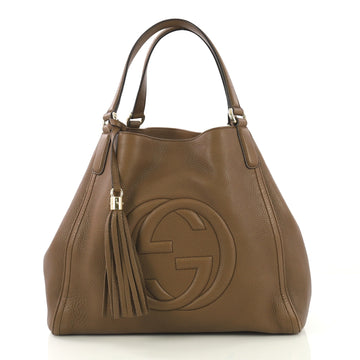 Gucci Soho Shoulder Bag Leather Medium - Designer Handbag - Rebag