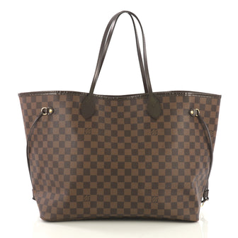 Louis Vuitton Neverfull Tote Damier GM Brown 413261