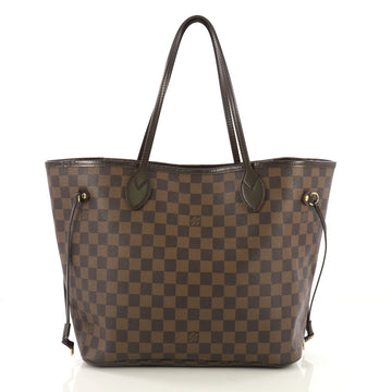 Louis Vuitton Neverfull Tote Damier MM Brown 413262