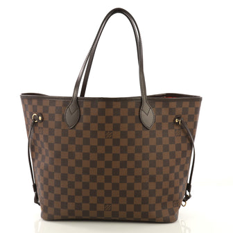 Louis Vuitton Neverfull NM Tote Damier MM Brown 4132901