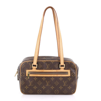 Louis Vuitton Cite Handbag Monogram Canvas MM