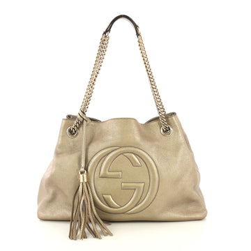 Gucci Soho Chain Strap Shoulder Bag Leather Medium - Rebag